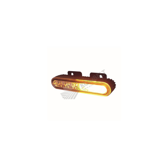 Sárga figyelmeztető LED lámpa 9-33V + 0,25m vezeték